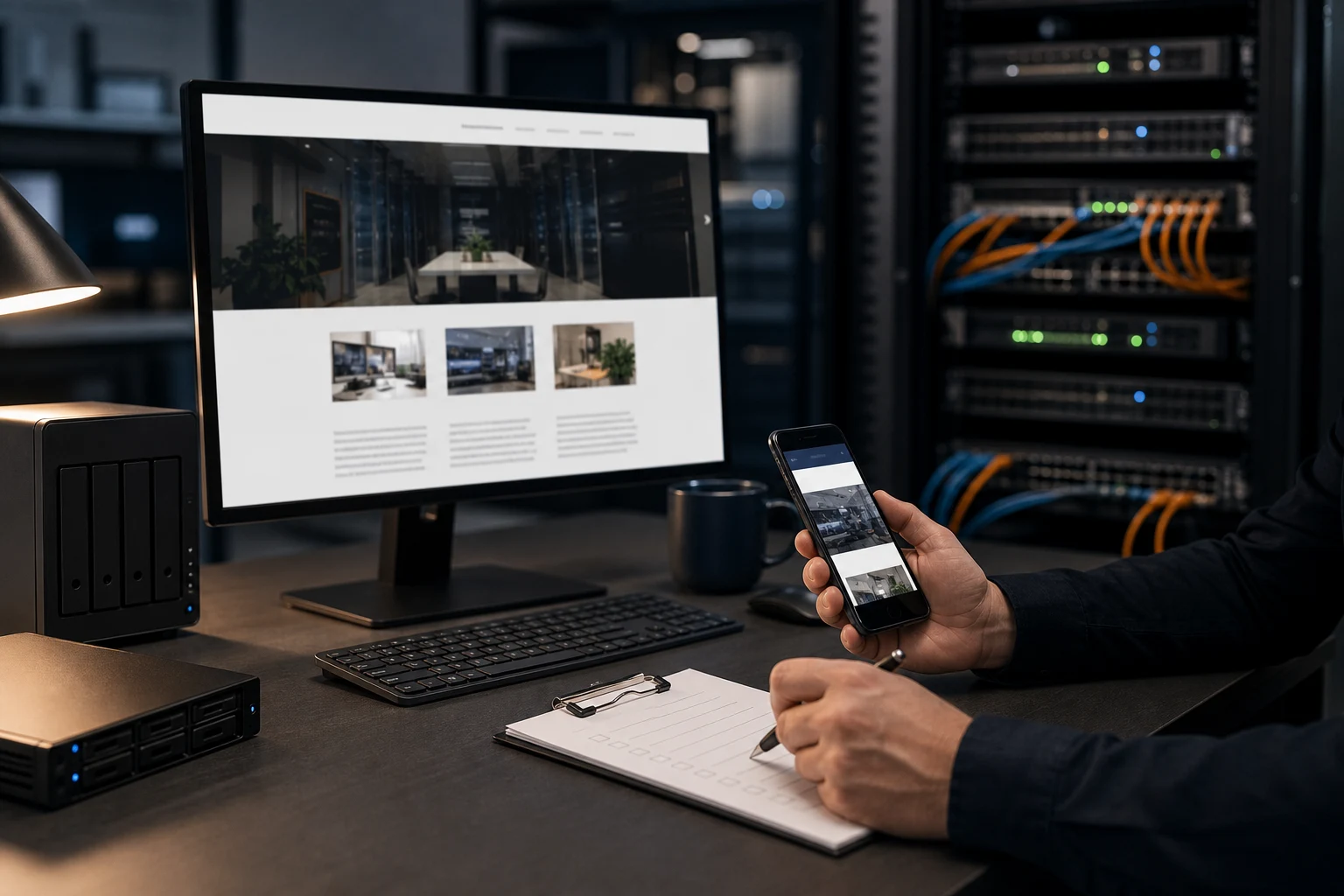 Website hosting and WordPress maintenance responsibilities