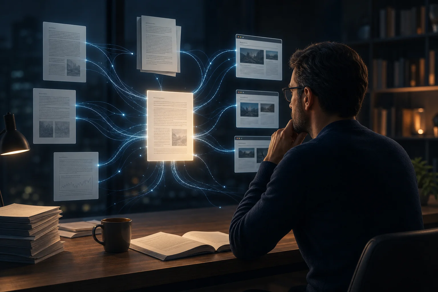 Structured website information retrieved for an AI answer
