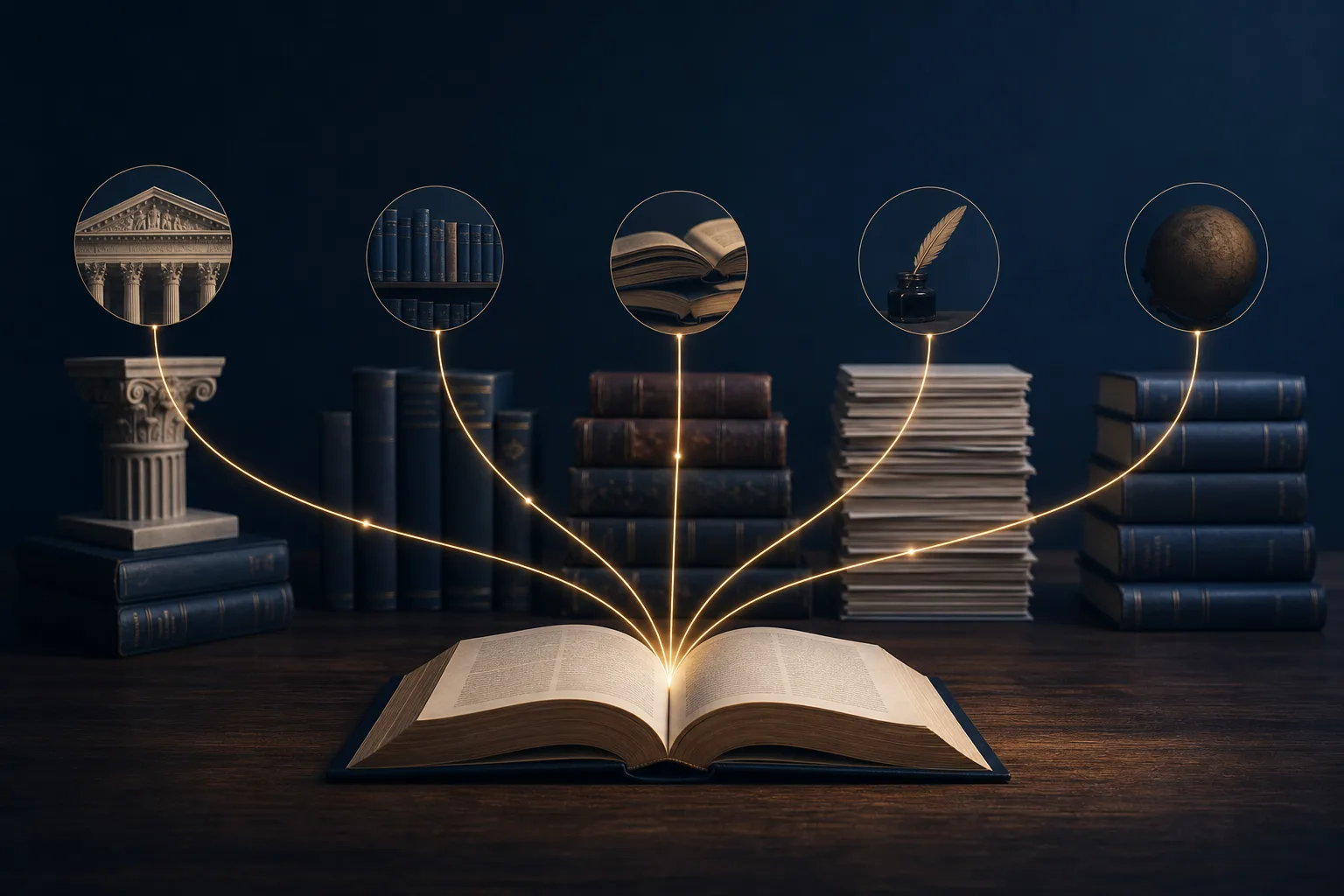 AI-generated answer connected with its original website sources
