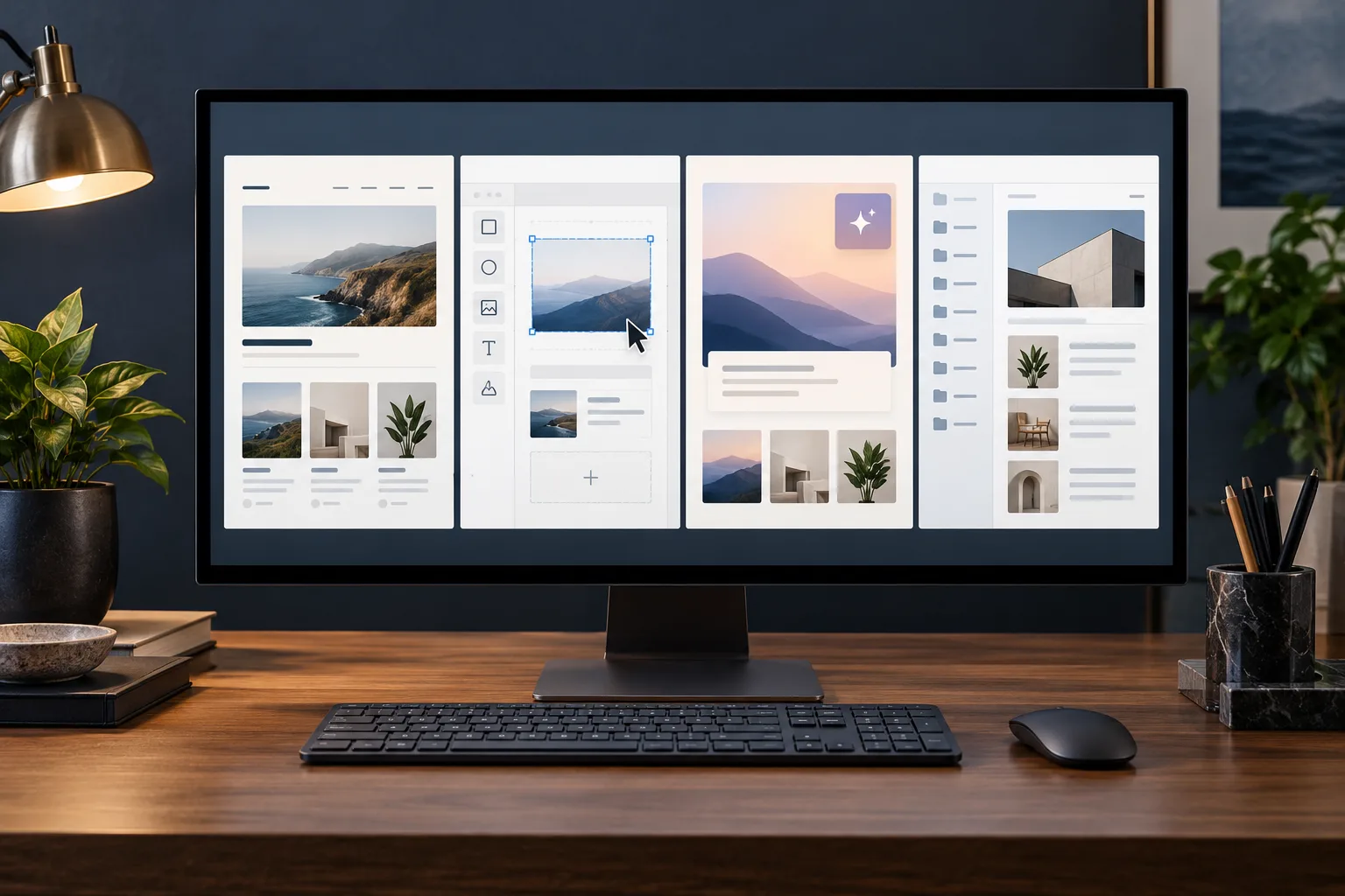 Balanced comparison of website-building approaches