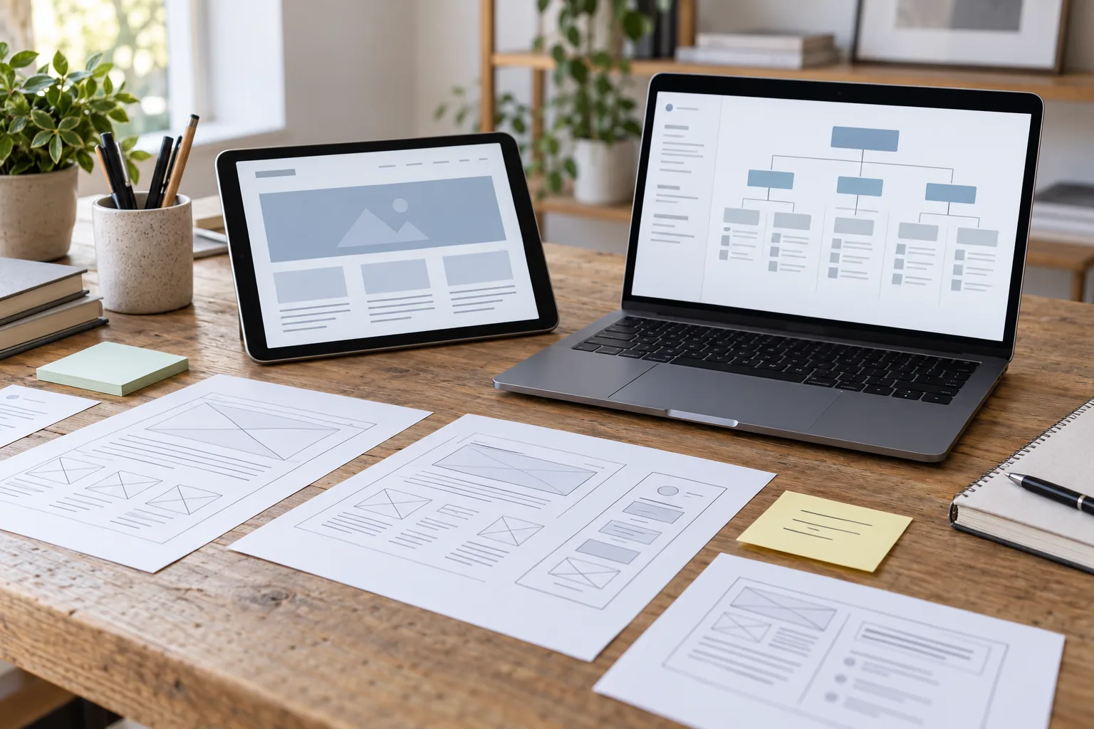 Planning website structure across different platform options