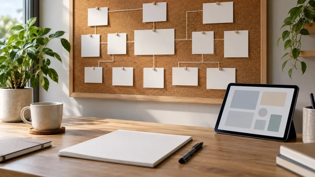 Website planning before an AI-assisted build