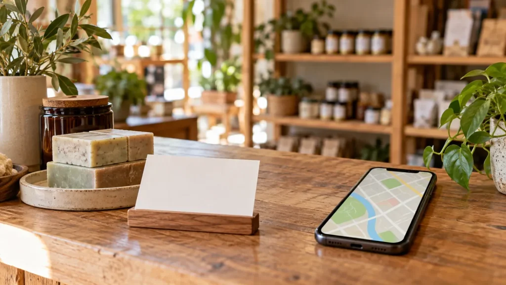 Small business website and customer contact