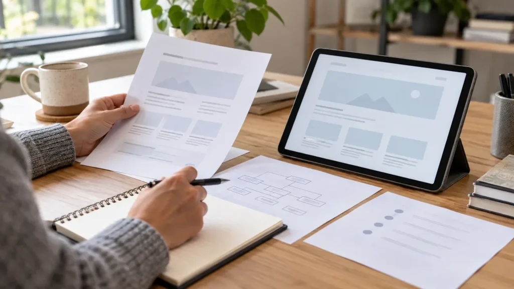 Website project questions and proposal planning