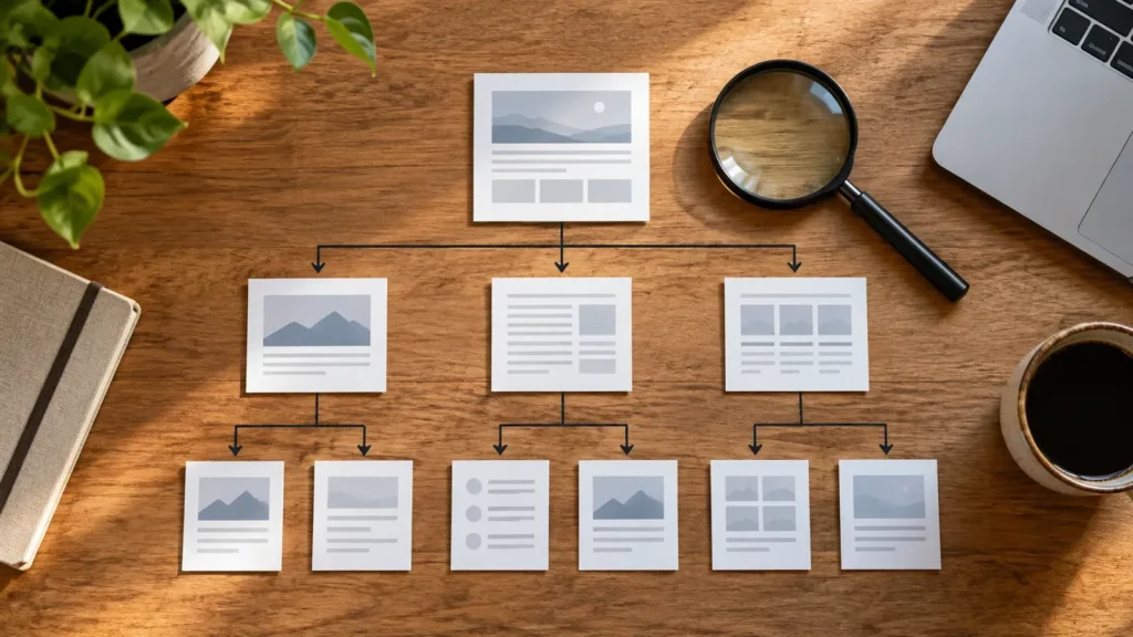 Website structure and SEO planning