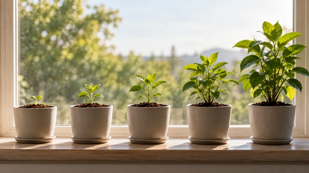 Natural growth representing realistic SEO progress
